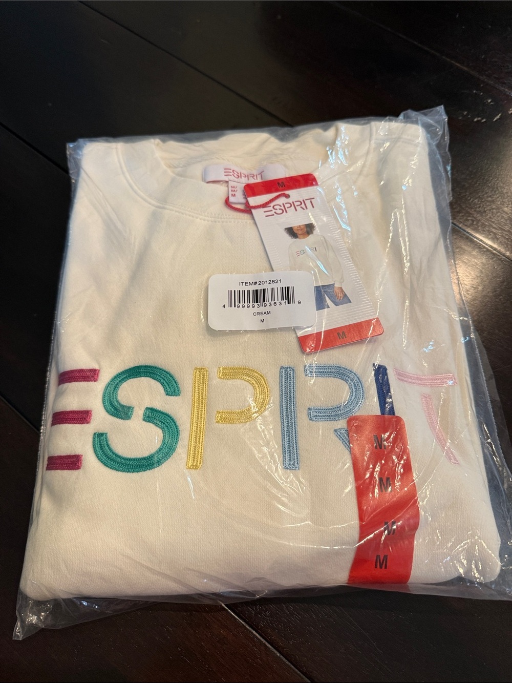 Esprit Costco White Crewneck Sweater
